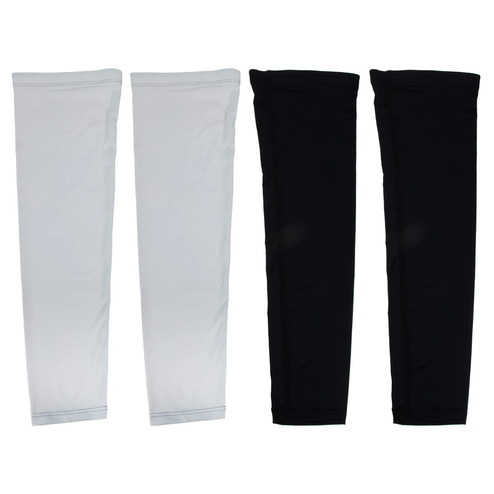 2Pairs Cooling Arm Sleeves Comfortable Sun Resistant Sleeves Uv Protection Breathable Reusable for Outdoor Activities