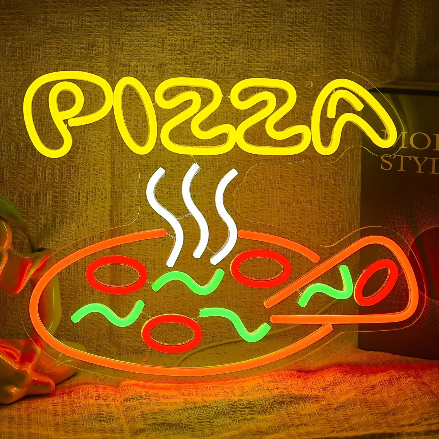 ピザネオンサイン-usb調光式ledネオンライト-レストラン-アート-ウォール-ストア-ホーム-キッチン-パーティーデコレーション-ビジネスledサイン