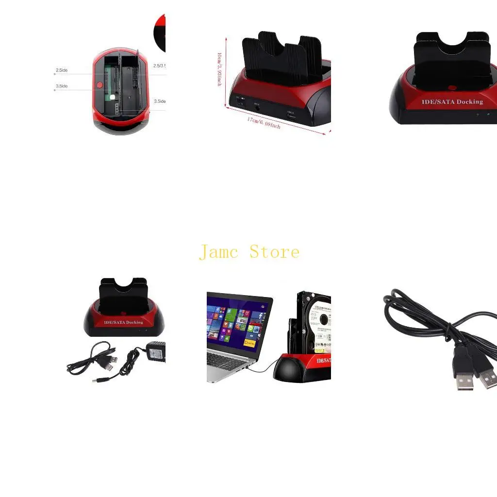 

Док-станция LX0B, USB 2.0 — IDE, двойной отсек для внешнего жесткого диска, док-станция Caddy Reader