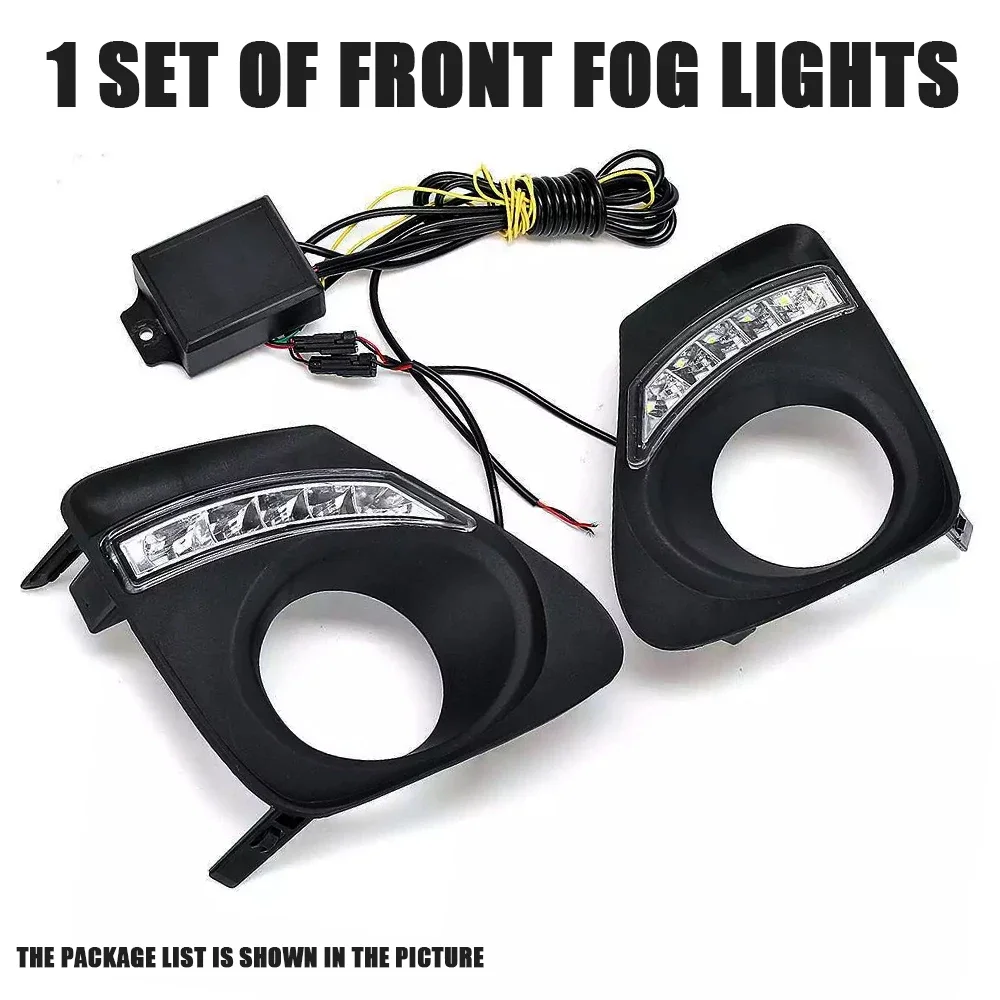 LED Daytime Running Light DRL Fog Signal Lamp For Toyota Corolla Altis 2010 2011 2012 2013drl