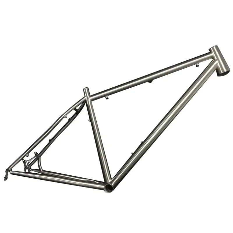 Downhill Titanium Bike Frame For DH Mountain Biking Full Suspension Compatible Durable Lightweight Off Road Racing Bicycle Parts