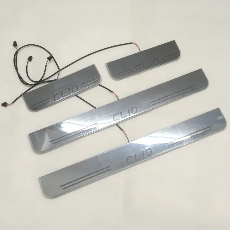 

LED Car pedal light Sill Pathway welcome scuff Light For Renault Clio 3 III 4 IV Door moving pedal lights