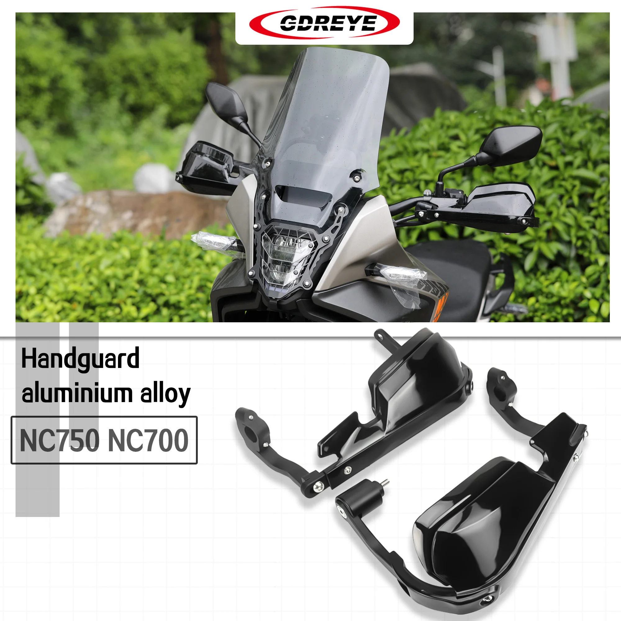 

Motorcycle NC750 NC700 Handlebar Handguards Hand Guard Windshield For Honda NC 750 NC 700 2024 Heighten Windscreen