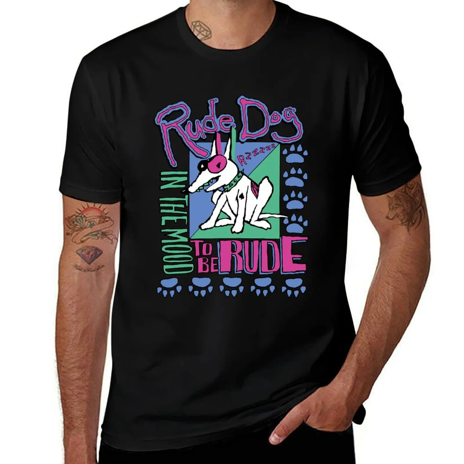 IN THE MOOD TO BE RUDE T-Shirt Work Daily Short Sleeve Top