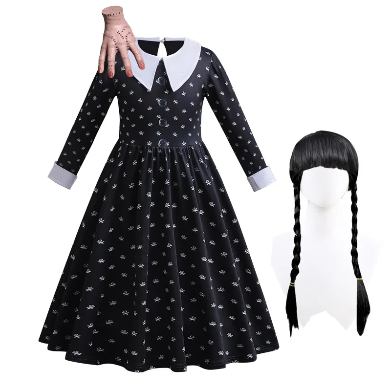 

Halloween Cosplay For Girl 2023 New Vestidos For Kids Girls Mesh Party Dress Carnival Costumes 3-10 Years Long Sleeves Autumn