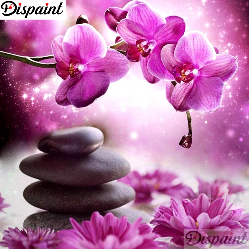 

Dispaint Full Square/Round Drill 5D DIY Diamond Painting "Flower stone" Embroidery Cross Stitch 3D Home Decor A10788