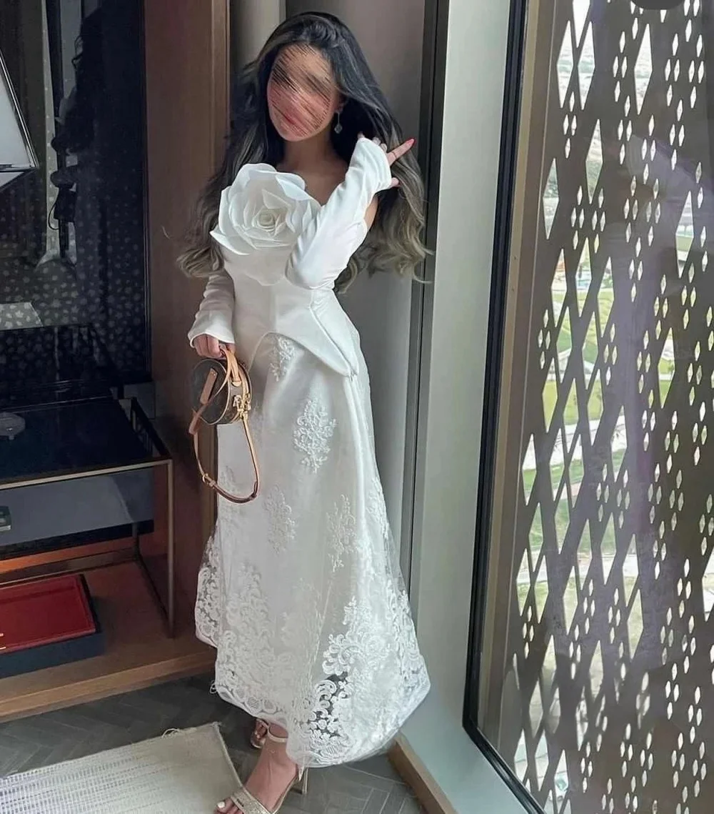 Renda floral mangas compridas sob medida ocasião vestido de noite pastrol unissex camisa retro dubai árabe saudita baile personalizado