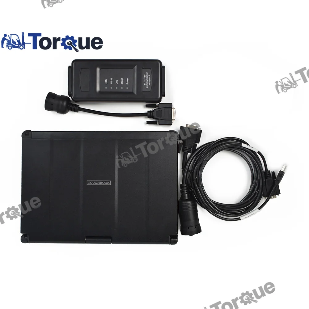 

Newest CATET 3 Adapter III Truck Diagnostic Tool Communication Adapter 3 With WIFI+CF C2 Laptop