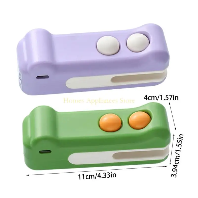 D0AB Tas Penyegel dan Pembuka Alat Pengawet Makanan Anti Bocor untuk Keripik Buah Makanan Ringan Desain Magnetik Aksesori Dapur