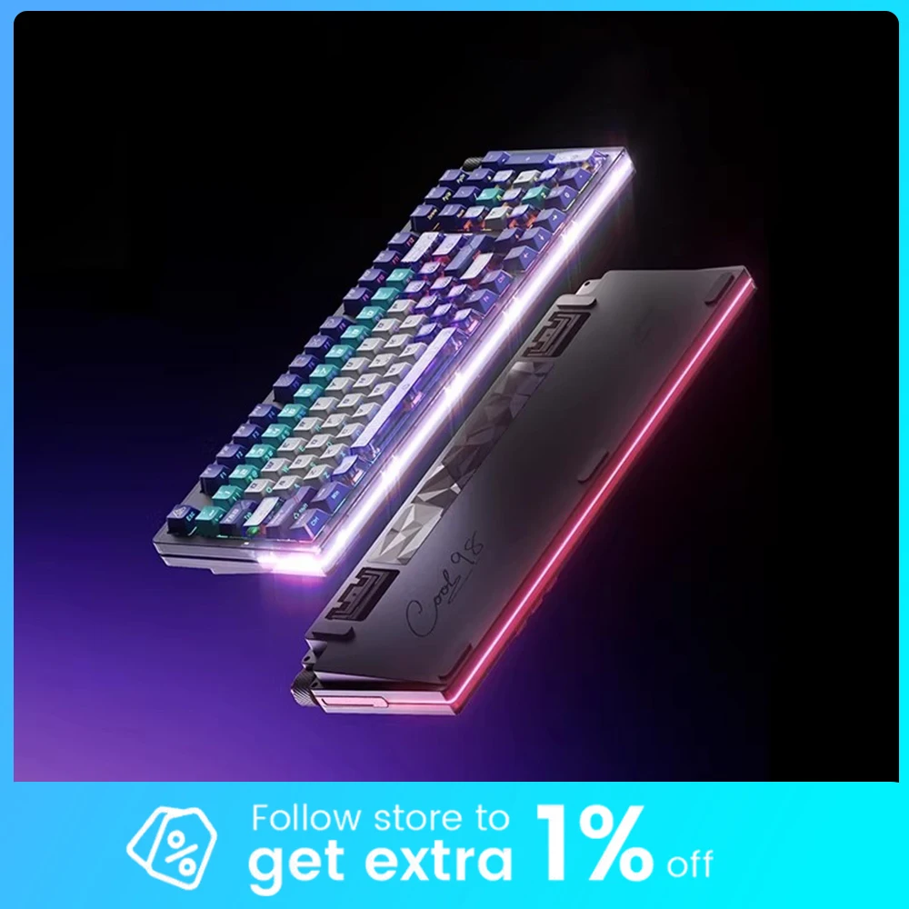DAREU COOL98 Mechanical Keyboard SOCD Function With Magnetic Axis Three Mods Low Delay RGB Keyboard Gasket PC Accessories Gifts