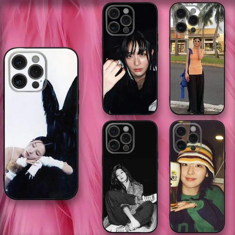 

K-Kang Kpop S-Seul-G-Gis Phone Case For iPhone 16,se4,15,14,13,12,11,Pro,X,XS,Max,XR,Plus,Mini Soft Black Cover