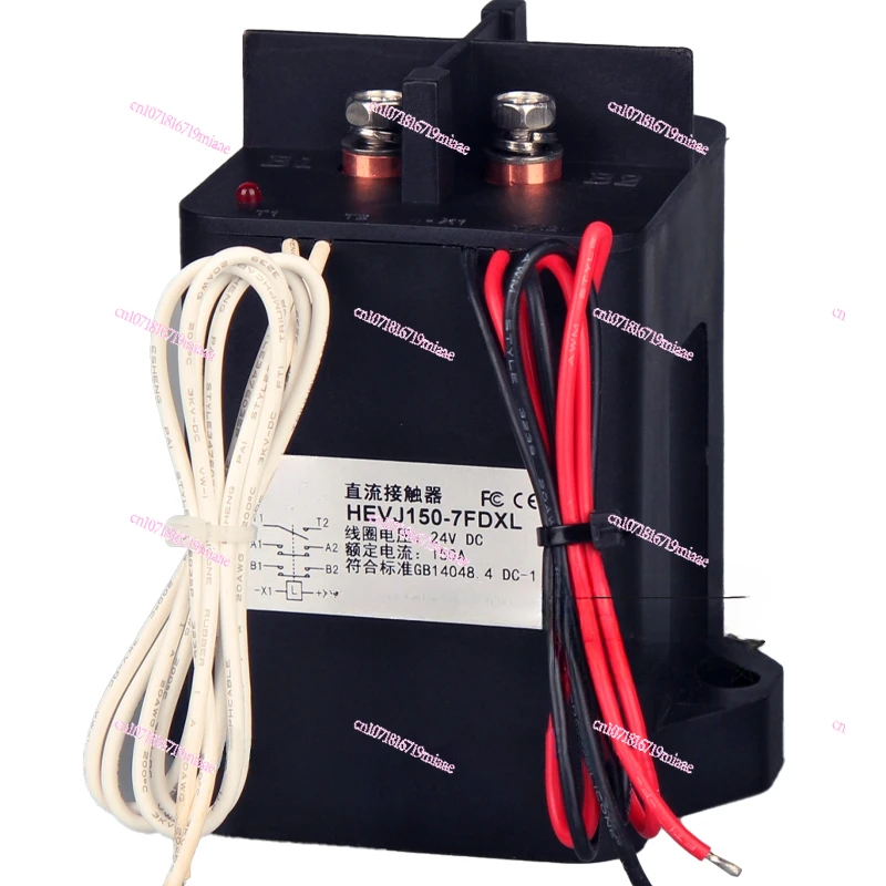 Two Normally Open Vacuum High-Voltage Direct Current Contactor Hevj 150A 300A Contact