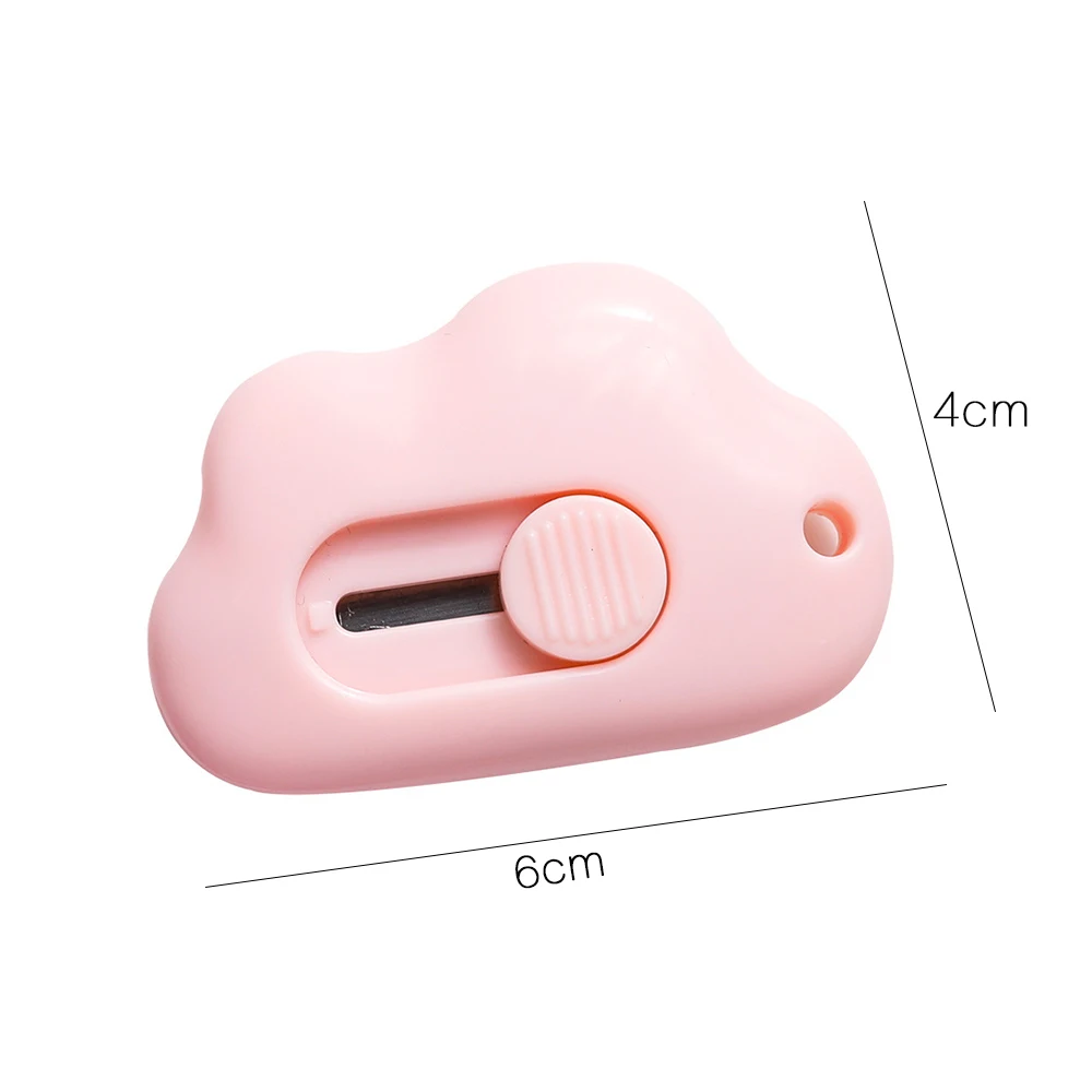 Kawaii Cloud Mini Art Knife Utility portatile disimballare Express Unboxing artefatto studente scuola apprendimento forniture di cancelleria per