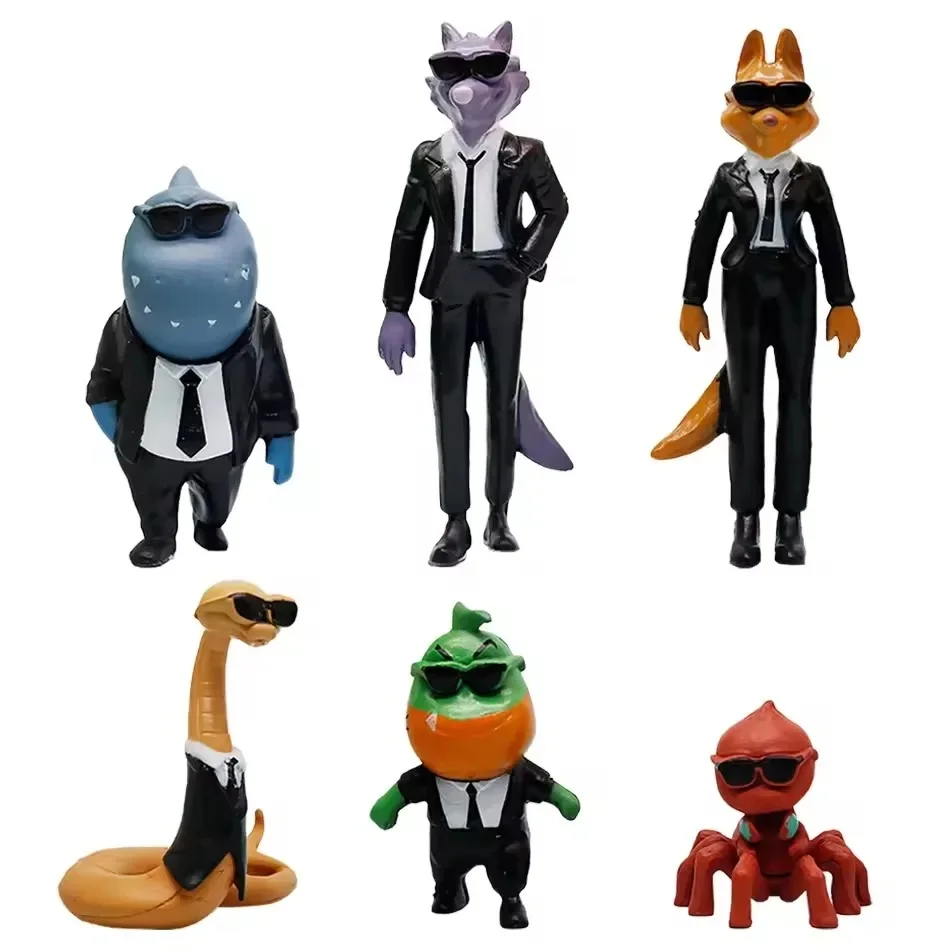 

Hot 6Pcs/Set The Bad Guys 2 Action Figures, Anime Model Toys, Cake Topper Decorations, Collectible Figurines for Kids & Adults