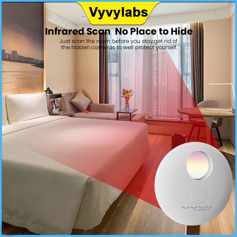 Vyvylabs camera detector hidden pinhole detection anti-peeping portable privacy protection gadget