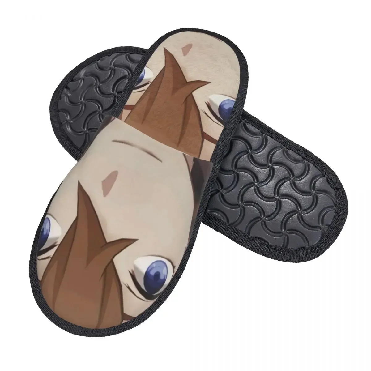 Custom Childe Genshin Impact Memory Foam Slippers Women Comfy Warm Anime Game Gaming House Slippers