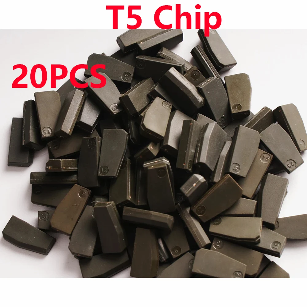 

Original T5 CHIP ID13 ID 13 ID20 ID 20 Transponder Car Key Chip T5 (ID20) Ceramic Chip 20pcslot