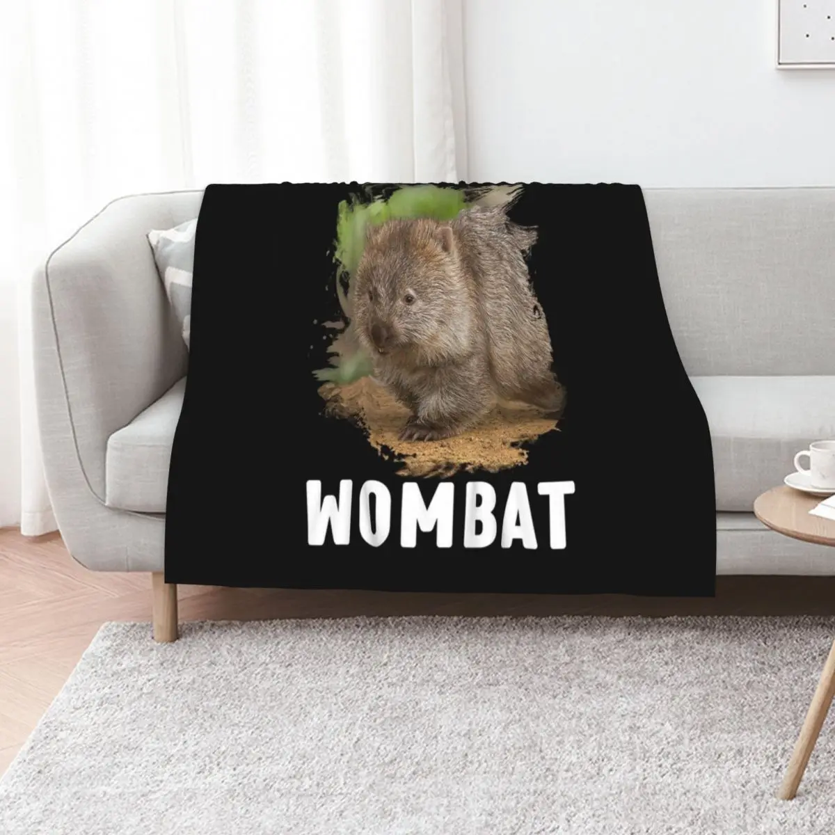 Australian Wombat Cute Wombat Baby Wombat Throw Blanket Hairy for winter Weighted Giant Sofa Blankets