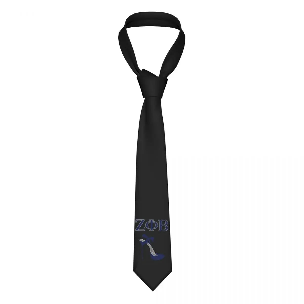 

Custom Zeta Phi Beta Sorority Tie Mens Fashion Silk Greek Letter 1920 Necktie for Party