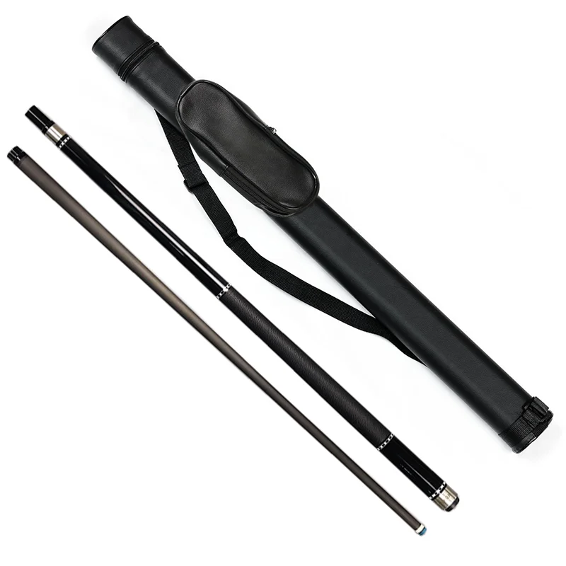 

Комплект для американского пула: разборный кий 1/2 с карбоновым шафтом и чехол из ПУ кожи/жесткий кейс, высококачественное оборудование для игры в бильярд