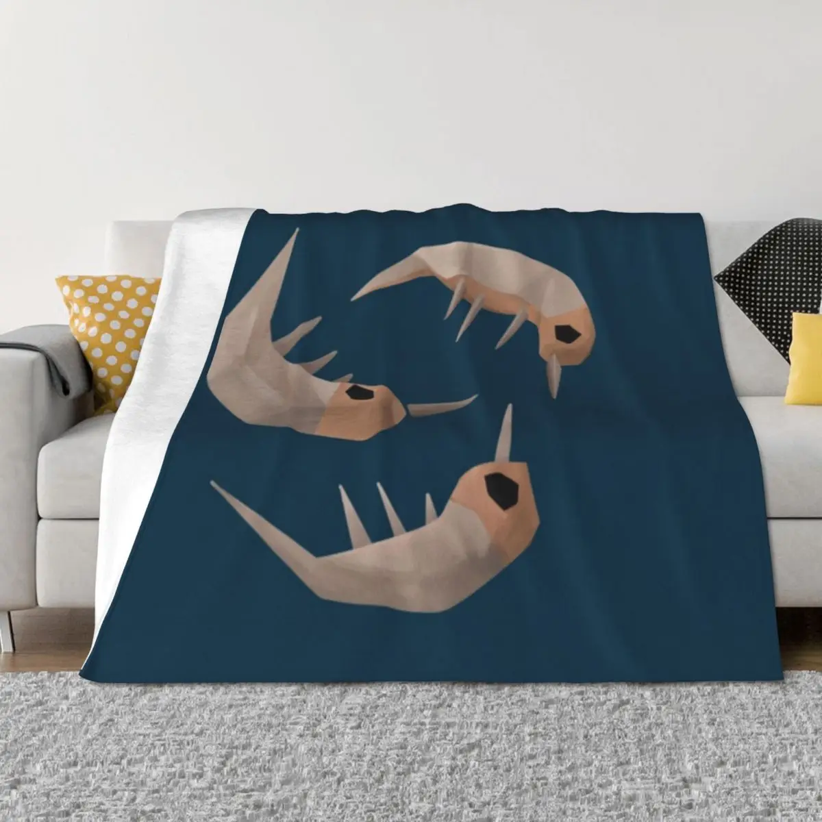 

Runescape Shrimp Throw Blanket decorative wednesday valentine gift ideas Blankets