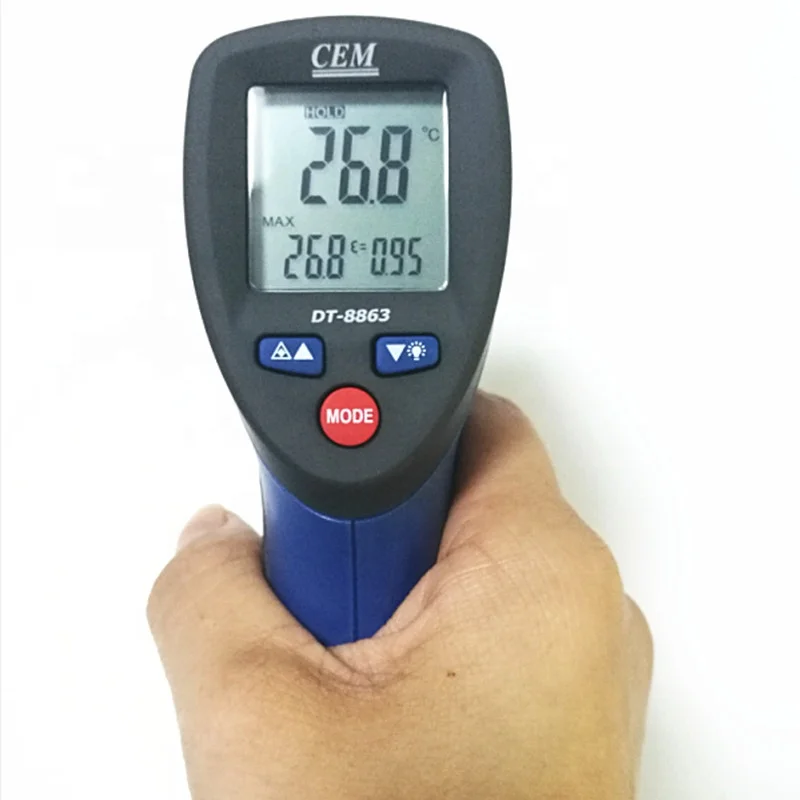 DT-8863 Professional InfraRed Thermometers with Dual Laser Targeting