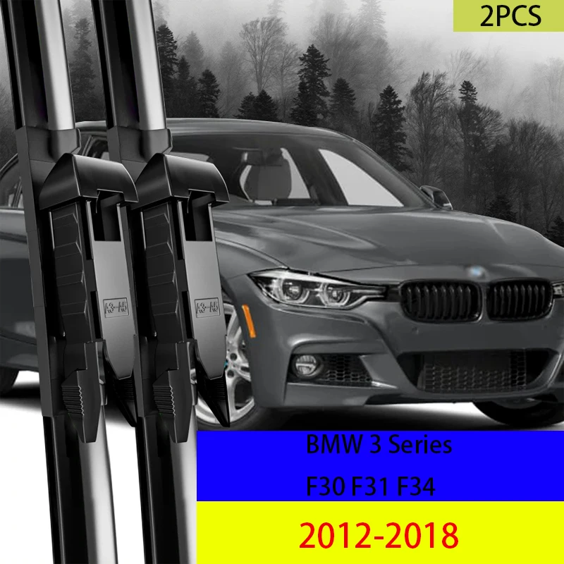 

For BMW 3 Series F30 F31 F34 Front Wiper Blades 2012-2018 2013 2014 2015 2016 Windscreen Windshield Window Accessories 24"+19"