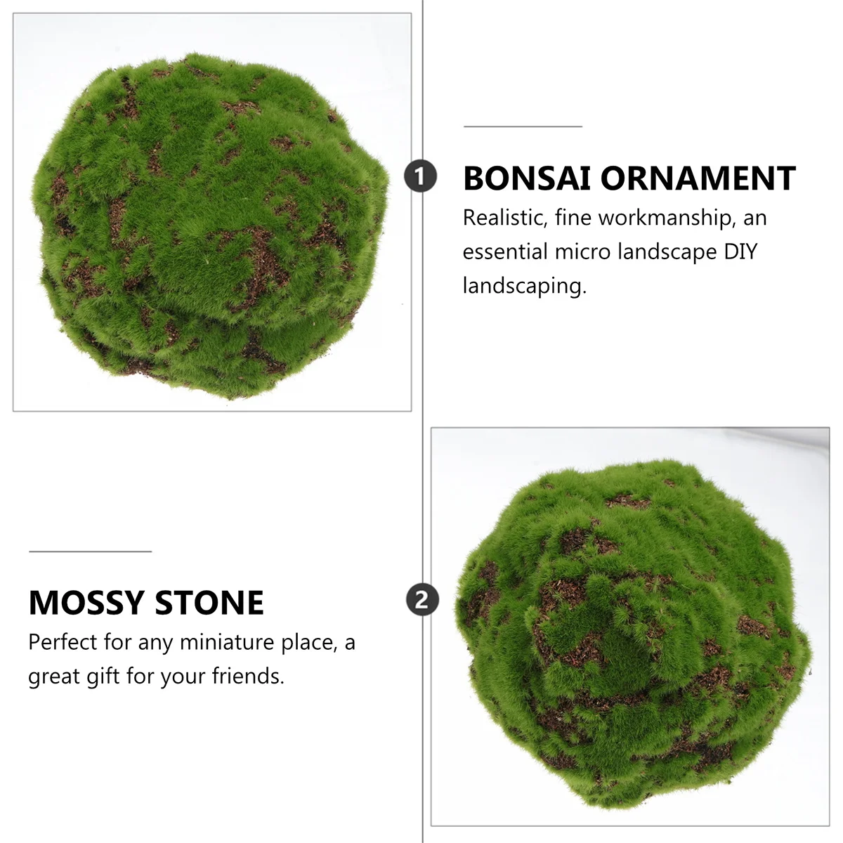 

s Simulation Dried Moss Decorative Balls Fake Plants Home Garden Outdoor Vase Accessories Easy Match SceneDecoration
