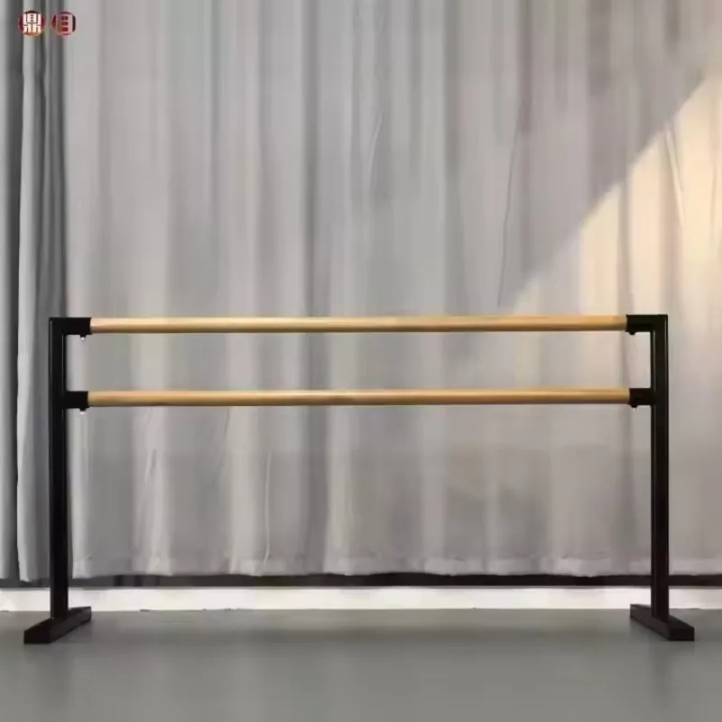 Maple Plywood Fixed Adjustable Double Ballet Barre Home Studio Training