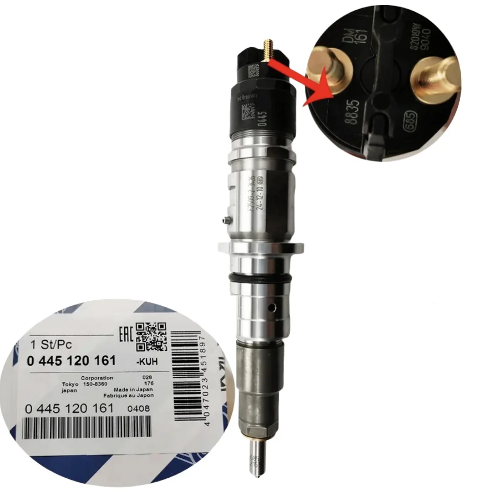 New Fuel Injection Common Rail Injector 0445120161 For Bosch CUMMINS KAMAZ TEMSA