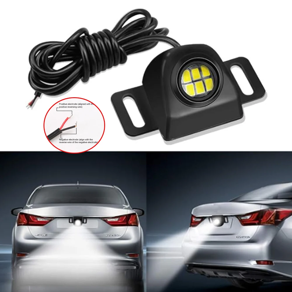 

Auxiliary Back Up Parking Reverse Light LED Bulb Universal Anti-Collision Night PerformanceTail Light Illumination 6000K White