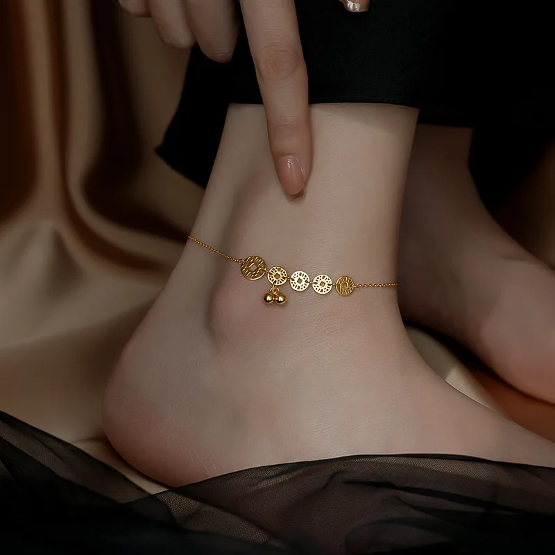 

Ankle bracelets jewelry Link Cable Chain Multilayer Layered Anklet Sandals Barefoot Beach Leg Bracelet