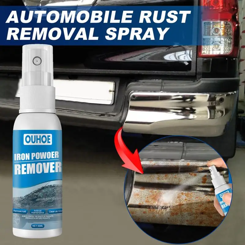 

100ml Car Rust Remover Spray Metal Paint Cleaner Car Maintenance Spray Iron Rust Powder Remover Cleaning