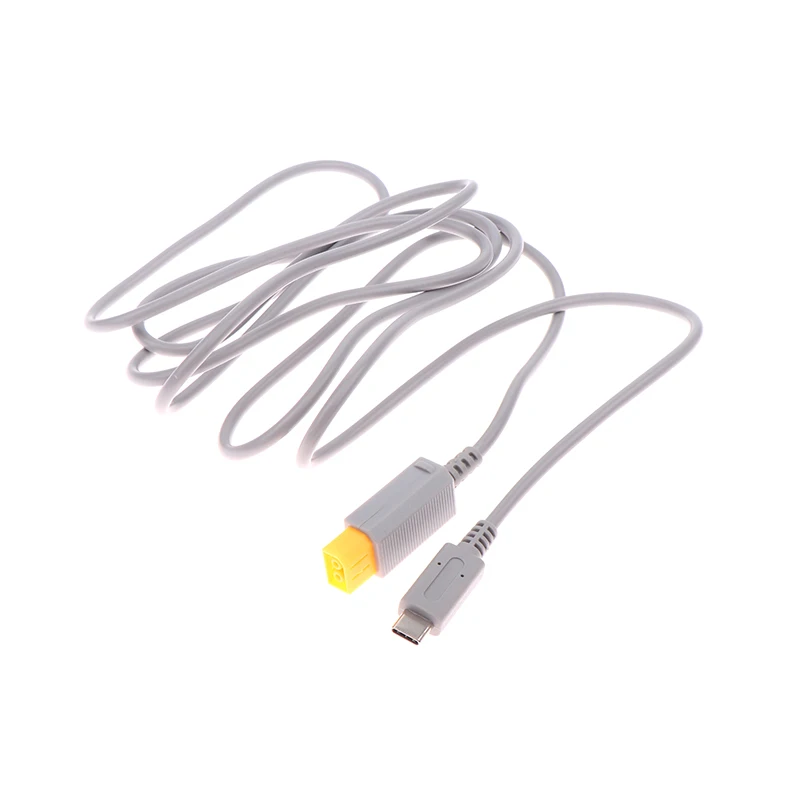 1Pcs 2M Grey Cable For WII For WII U Host PD Power Cable Charging Cable Cords Repair Accessories