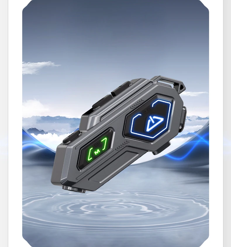 

Motorcycle C8 Pro Helmet Headset Bluetooth Intercom Waterproof Motorbike 500M Intercommunication Moto Interphone