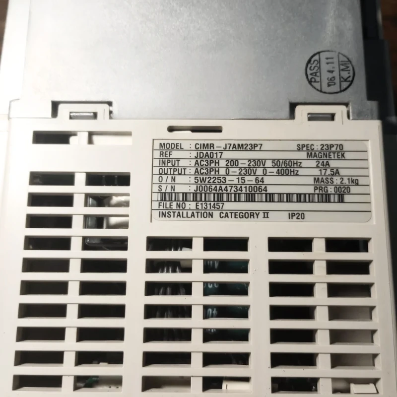 

New In Box Yaskawa CIMR-J7AM23P7 Inverter 1 Year Warranty In Stock