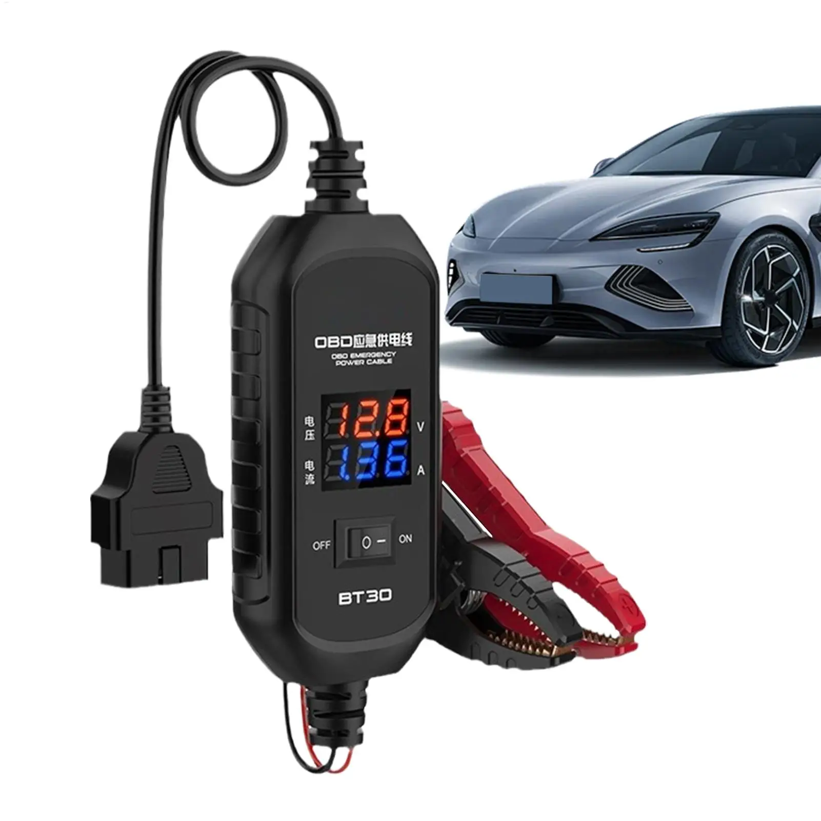 

Battery Memory Saver Vehicle ECU Battery Supply Cable Automotive Accessories Protector Cord For Protection Auto Workshop