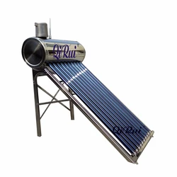 Solar water heater complete 150L Gyser stainless steel pressure vacuum tube solar geyser