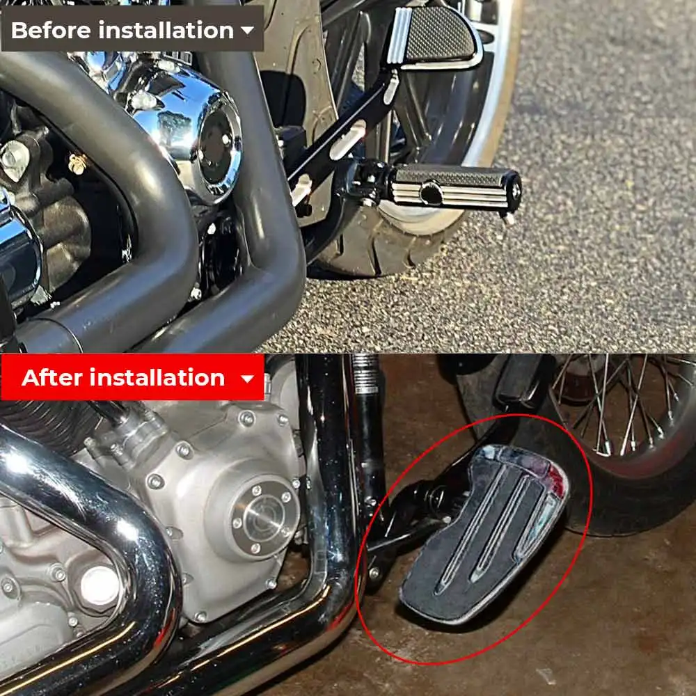 ملحقات الدراجة النارية لراكبي الدراجات النارية مساند قدم قابلة للتعديل لدراجة Harley Softail Breakout 114 FXBRS 2018 2019 2020