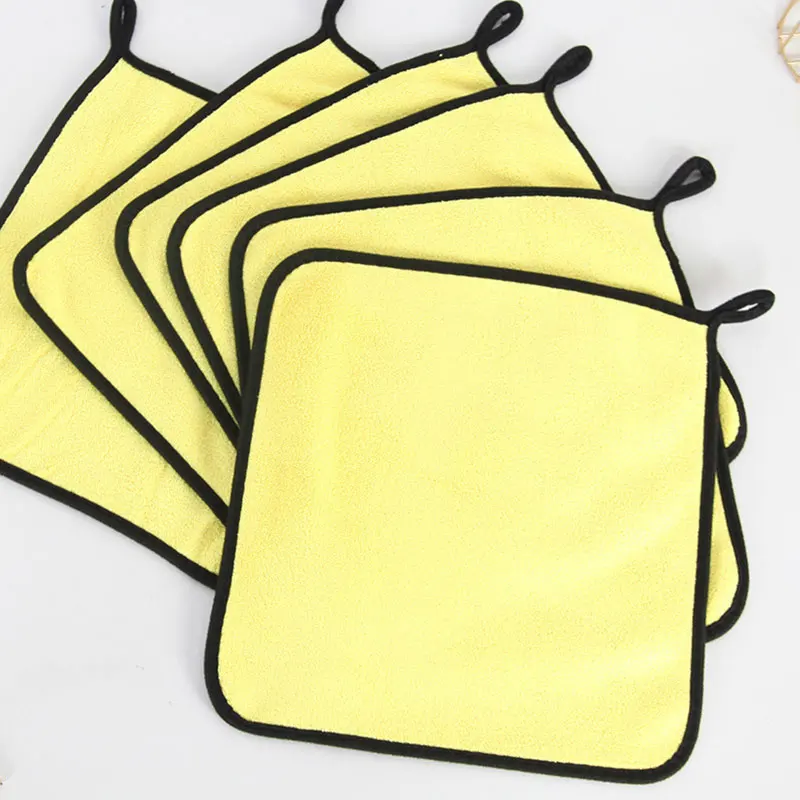 3/20PCS 30x30CM Car Wash Microfiber Towel Car Cleaning Drying Cloth Kitchen Care Detailing Car Wash Towel Cleaning Cloths