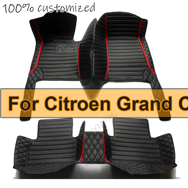 Car Mats For Citroen Grand C4 Picasso SpaceTourer 5seat 2007~2013 Durable Pad Auto Rugs Carpets Interior Parts Car Accessories