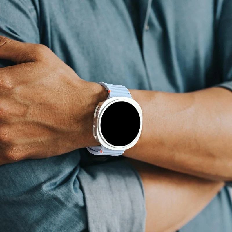 40/44/46mm Watch Strap for Samsung Watch 8/Watch 8 Classic Anti-Collision Protection Seamless Fit Breathable and Sports Strap