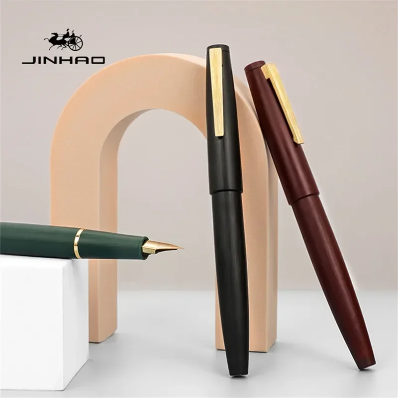 

Перьевая ручка JINHAO серии 80, черная, с пером 0.38 мм, для письма, с золотым/серебряным клипом, золотое перо, 2026 год