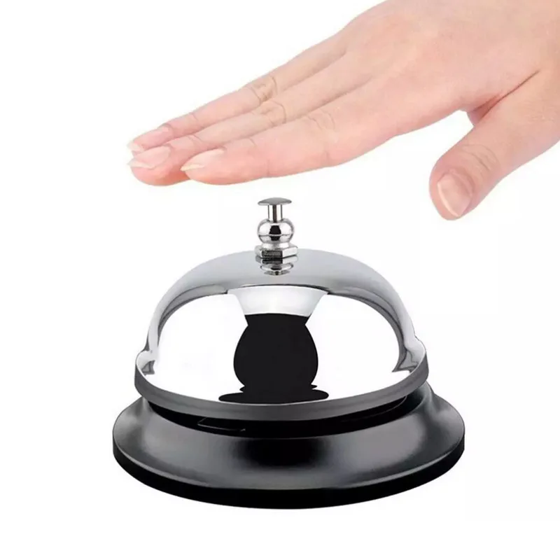 8.5cm Call Bell For Hotel Restaurant Bar Kitchen Counter Reception Desk Service Bell Craft Ringer Call Bell
