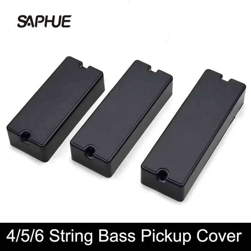 4/5/6 String Solid ABS Bass Pickup Cover,  2 Hole Bass Pickup, Sealed Cover, 88.8mm, 101.3mm, 114mm