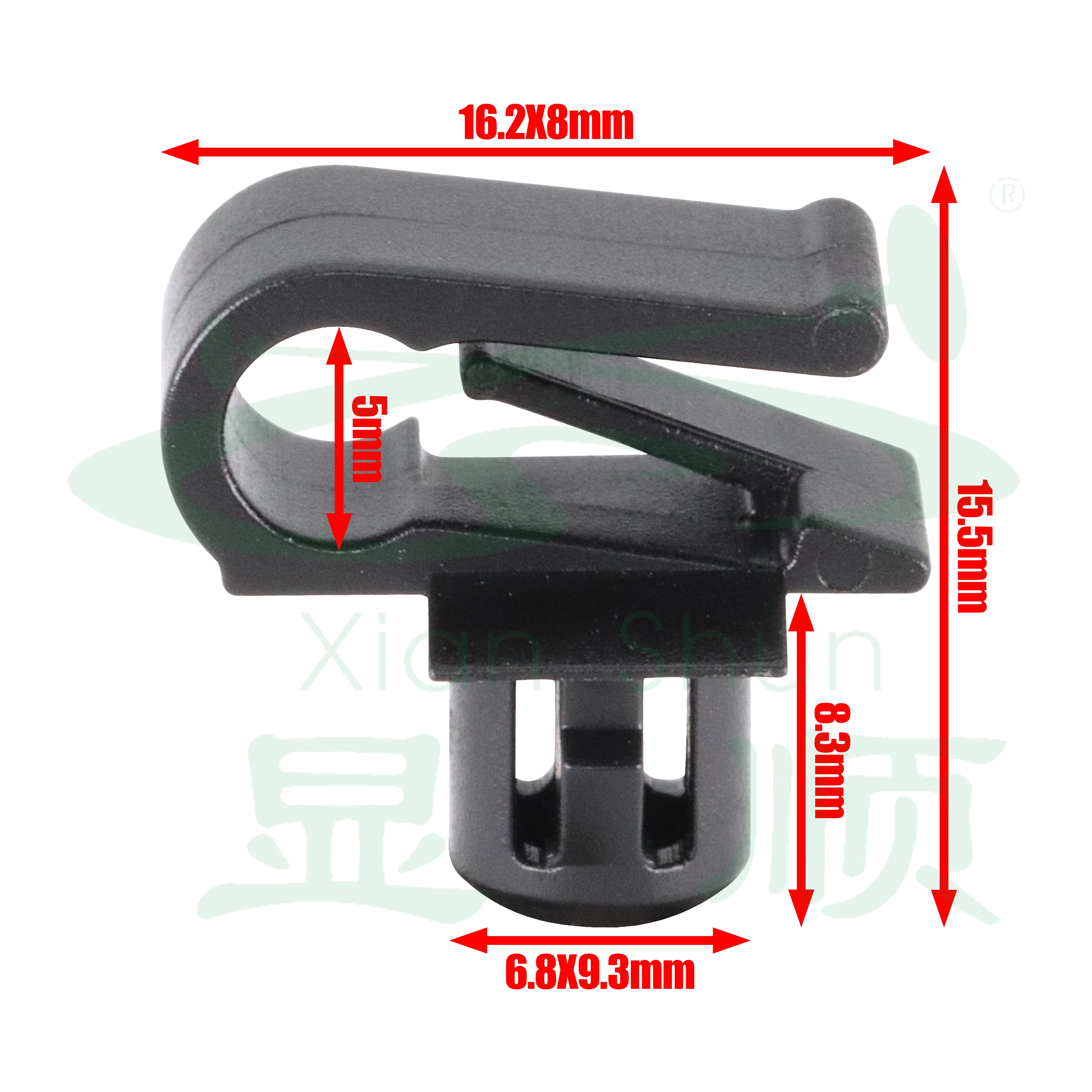 10/20/50Pcs Black POM Front Bumper Interior Replacement Parts Car Fastening Clips Car Accessories For Mercedes A0029885181 2