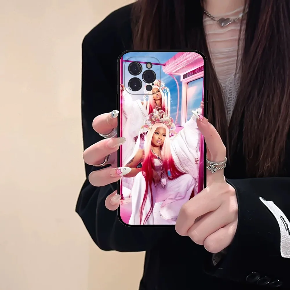 Hot Singer N-Nicki M-Minaj Phone Case Silicone Soft For Iphone 16 15 14 13 12 11 Pro Mini XS MAX Plus X Cover