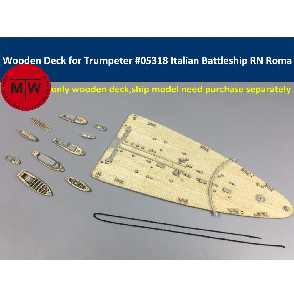 1/350 Scale Italian RN Roma Navy Battleship Super Detail-up Set for Trumpeter 05318 Model Kit CY350015Z