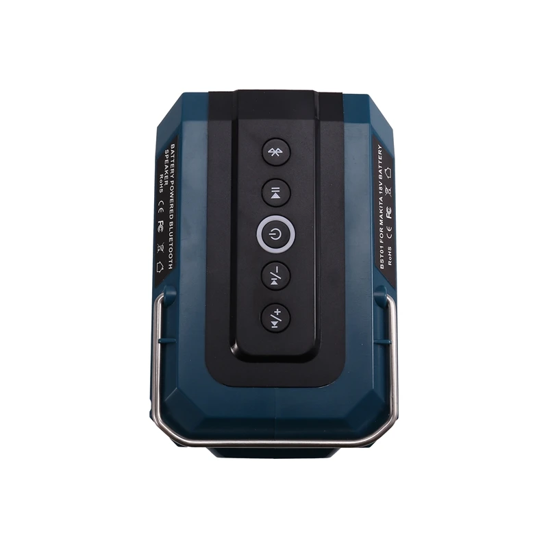 Bluetooth Speaker For Makita 18V Battery Portable Cordless Speaker With USB&Type-C TF Card Port For Camping & Partie