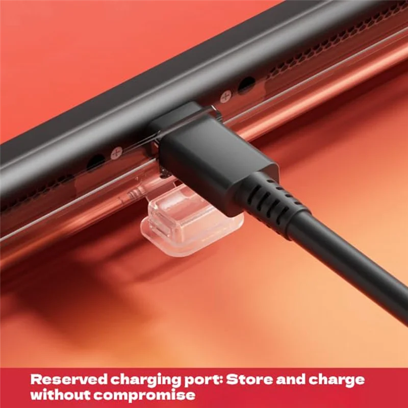 BNVN-스위치 2 보호 케이스 게임 콘솔 크리스탈 쉘 고투명 PC 소재 게임 카드 슬롯 보관 디자인